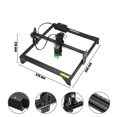 Grabadora Láser ATOMSTACK A5 20W - Máquina Portátil Automática para Grabado DIY - Image 4