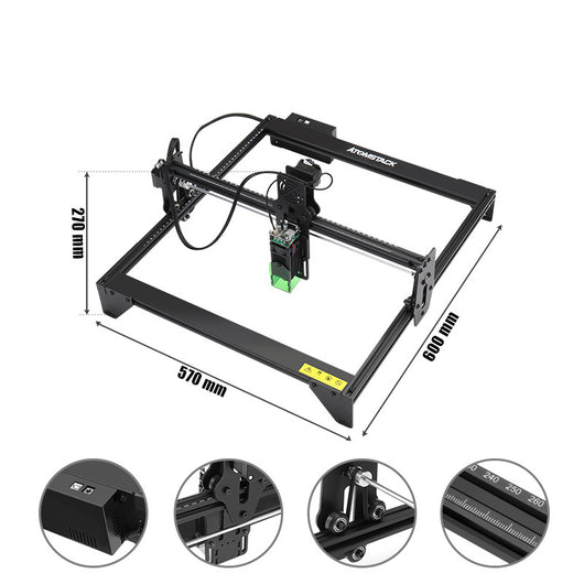 Grabadora Láser ATOMSTACK A5 20W - Máquina Portátil Automática para Grabado DIY - Image 4