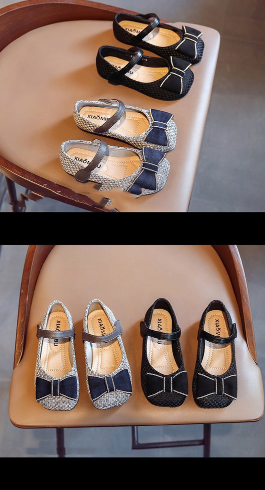 Zapatos Princesa Niña con Moño - Suela Suave y Transpirable - Image 5