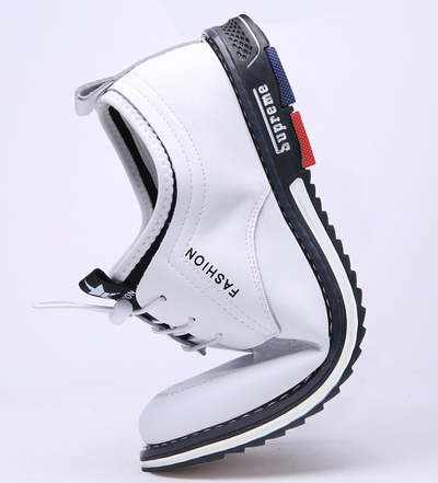 Zapatos de Cuero Deportivos Hombre Talla Grande - Diseño Calado Cómodo Estilo Coreano - Image 9