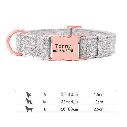 Collar Antiextravío con Grabado para Perros Medianos y Grandes - Image 5