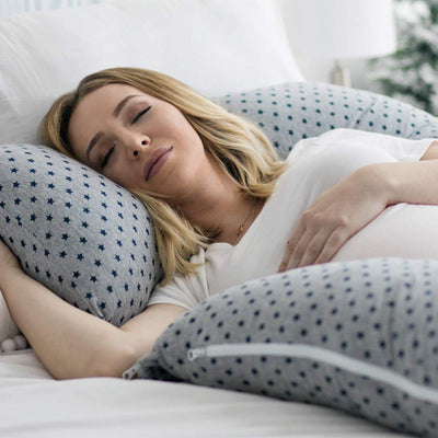Almohada Multifuncional de Soporte Lumbar para Dormir de Lado y Lactancia - Image 10