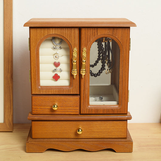 Joyero Decorativo de Madera Estilo Chino con Compartimentos - Image 11