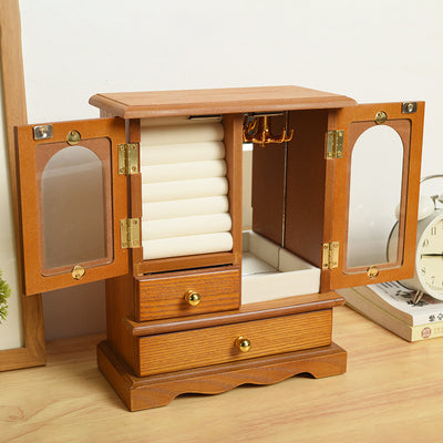 Joyero Decorativo de Madera Estilo Chino con Compartimentos - Image 10