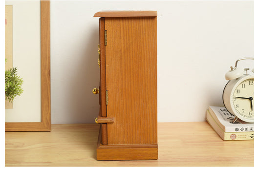 Joyero Decorativo de Madera Estilo Chino con Compartimentos - Image 5