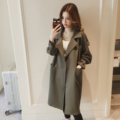 Abrigo Trench Coat de Corte Holgado con Detalles de Herraje - Image 9