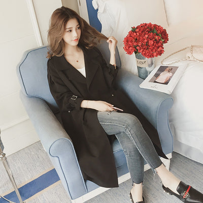Abrigo Trench Coat de Corte Holgado con Detalles de Herraje - Image 5
