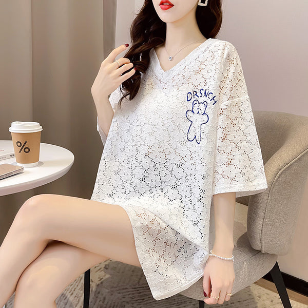 Playera Básica de Manga Corta para Mujer - Cómoda y Versátil