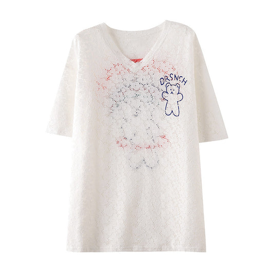 Playera Básica de Manga Corta para Mujer - Cómoda y Versátil - Image 4
