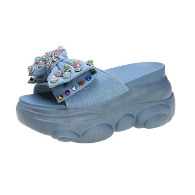 Pantuflas Cuña de 8cm para Mujer - Comodidad y Estilo Verano - Image 3
