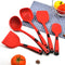 Juego de Espátula y Cuchara de Silicona Antiadherente para Cocina