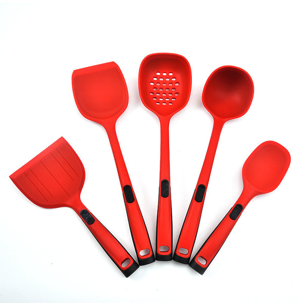 Juego de Espátula y Cuchara de Silicona Antiadherente para Cocina - Image 4
