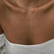 Collar Dorado Cadena Fina Apilable Corto Escote