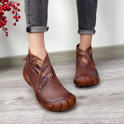 Botas de Cuero con Cuña y Cierre Trasero - Image 12