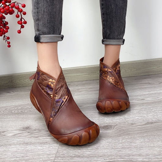 Botas de Cuero con Cuña y Cierre Trasero - Image 12