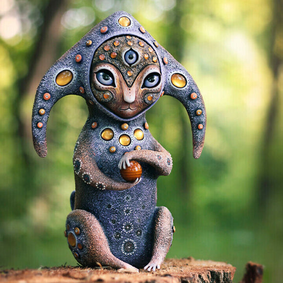 Estatua de Resina Criaturas Fantásticas - Decoración de Jardín y Hogar