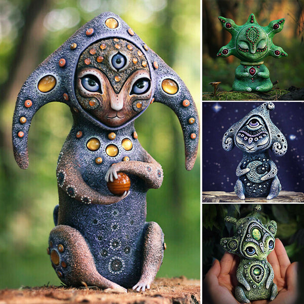 Estatua de Resina Criaturas Fantásticas - Decoración de Jardín y Hogar