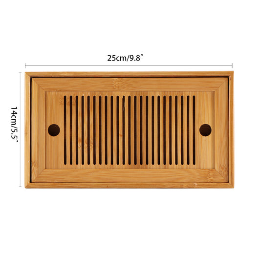Juego de Té Kung Fu con Cajón de Drenaje en Madera Maciza - Image 8