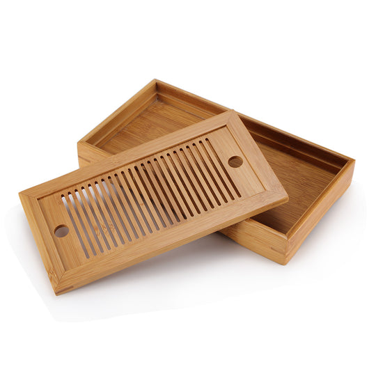 Juego de Té Kung Fu con Cajón de Drenaje en Madera Maciza