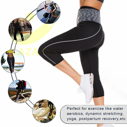 Pantalones de Compresión para Fitness y Yoga con Cintura Ajustable - Image 3