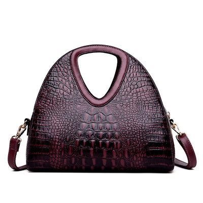 Bolso Crossbody de Cuero Suave con Diseño Grabado para Mujer - Image 11