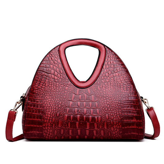 Bolso Crossbody de Cuero Suave con Diseño Grabado para Mujer - Image 3
