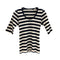 Camiseta Slim Fit Cuello U con Stretch - Diseño Urbano Minimalista