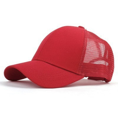 Gorra de Béisbol con Abertura para Cola y Lentejuelas