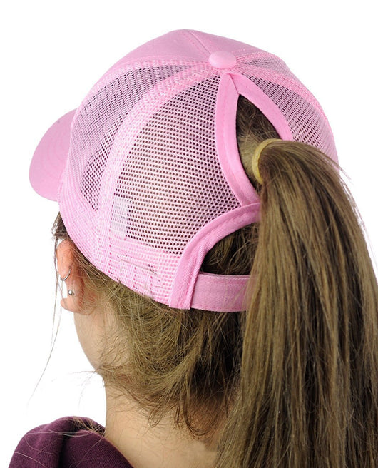 Gorra de Béisbol con Abertura para Cola y Lentejuelas - Image 5