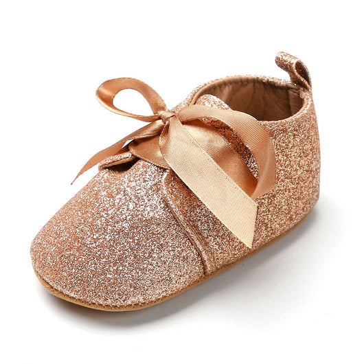 Zapatos de Bebé con Brillo y Cordones - Suela Suave para Recién Nacidos (0-1 Año) - Image 5