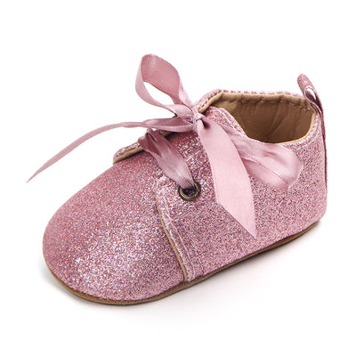 Zapatos de Bebé con Brillo y Cordones - Suela Suave para Recién Nacidos (0-1 Año) - Image 12