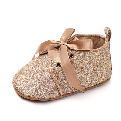Zapatos de Bebé con Brillo y Cordones - Suela Suave para Recién Nacidos (0-1 Año) - Image 11