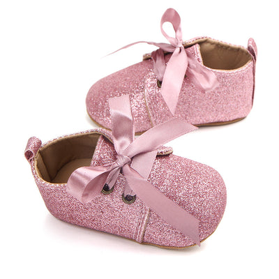 Zapatos de Bebé con Brillo y Cordones - Suela Suave para Recién Nacidos (0-1 Año) - Image 10