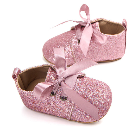 Zapatos de Bebé con Brillo y Cordones - Suela Suave para Recién Nacidos (0-1 Año) - Image 10