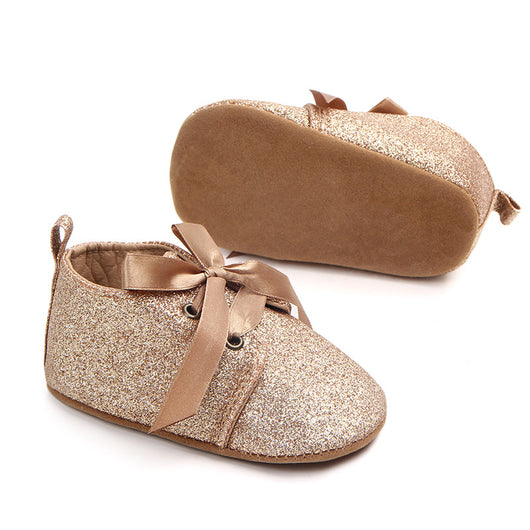Zapatos de Bebé con Brillo y Cordones - Suela Suave para Recién Nacidos (0-1 Año) - Image 13
