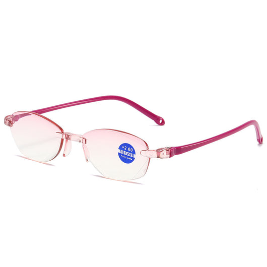 Lentes de Lectura sin Marco con Filtro Azul y Bordes Facetados - Image 6