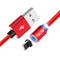 Cable de Carga Tres en Uno Compatible con Apple - Cargador Múltiple