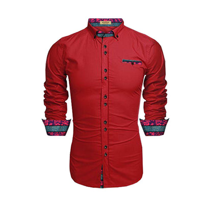 Camisa Étnica Africana Estampada en Algodón Batik para Hombre - Image 2