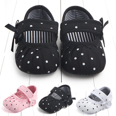 Zapatos para Bebé con Lunares y Cierre Velcro - Calzado Infantil Cómodo y Seguro