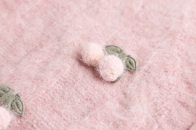 Cardigan Tejido Rosa Cereza - Suéter Retro Suave y Cómodo - Image 10