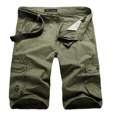 Pantalones de Trabajo Casual Holgados de Algodón con Múltiples Bolsillos para Hombre - Image 15