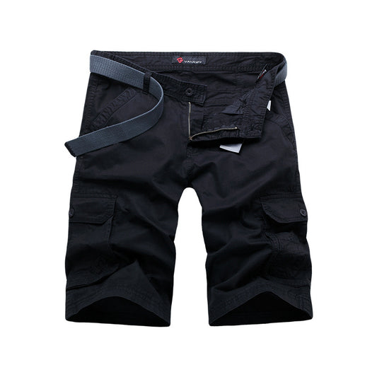 Pantalones de Trabajo Casual Holgados de Algodón con Múltiples Bolsillos para Hombre - Image 2