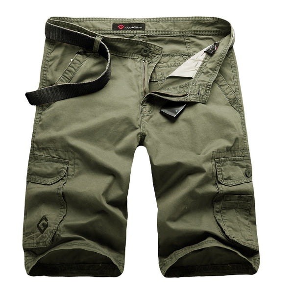 Pantalones de Trabajo Casual Holgados de Algodón con Múltiples Bolsillos para Hombre - Image 5