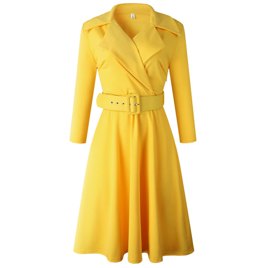 Vestido Africano Elegante con Cinturón - Diseño A-Línea Ajustado - Image 5