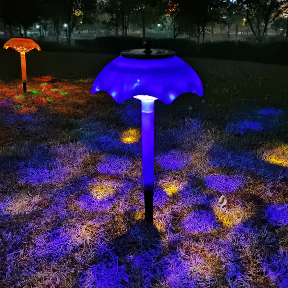 Luces Solares LED para Jardín con Efecto Degradado y Destello