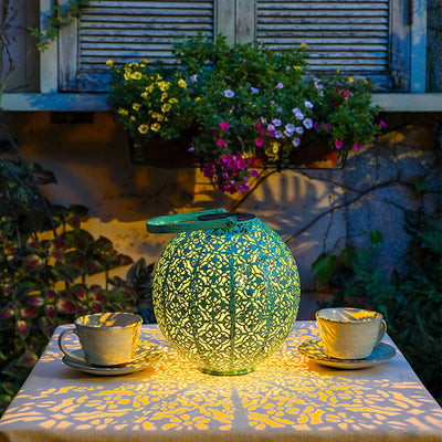 Lámpara Solar Decorativa para Jardín Exterior - Diseño Calado Impermeable - Image 3
