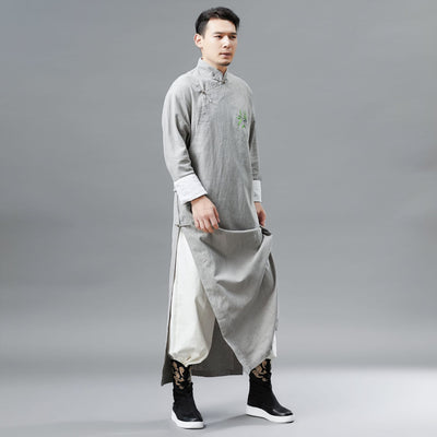 Traje Hanfu Largo Bordado Estilo Étnico - Image 5