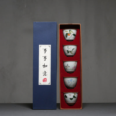 Juego de Tazas Kung Fu para Té - Set de Regalo en Caja Premium - Image 2