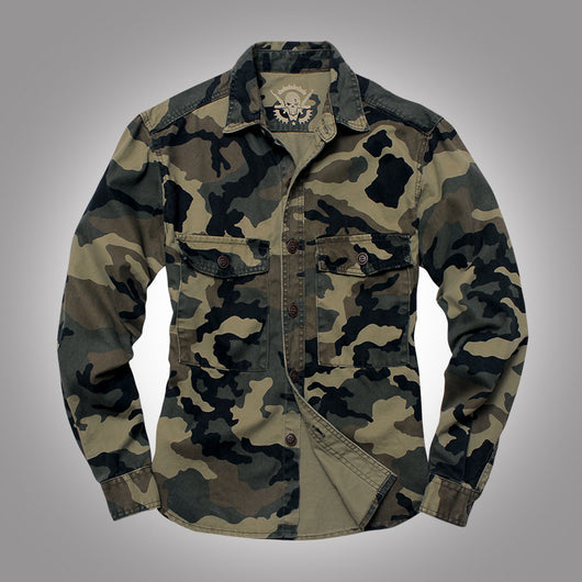 Chaqueta Militar Táctica Camuflaje Twill Grueso - Image 3