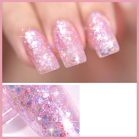 Adhesivo para Uñas con Efecto Brillante Multicolor - Image 8